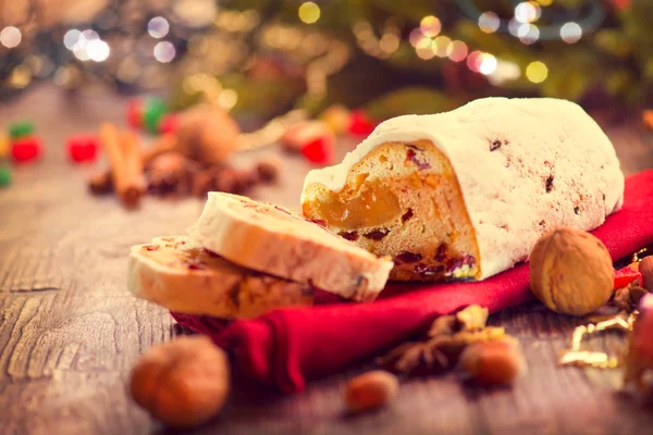 Navidad dulce Stollen . — Foto de Stock