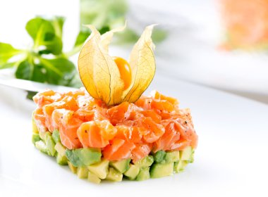 Somon tartar gıda