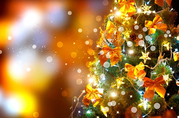 Christmas holiday blinking background. — Stock Photo, Image