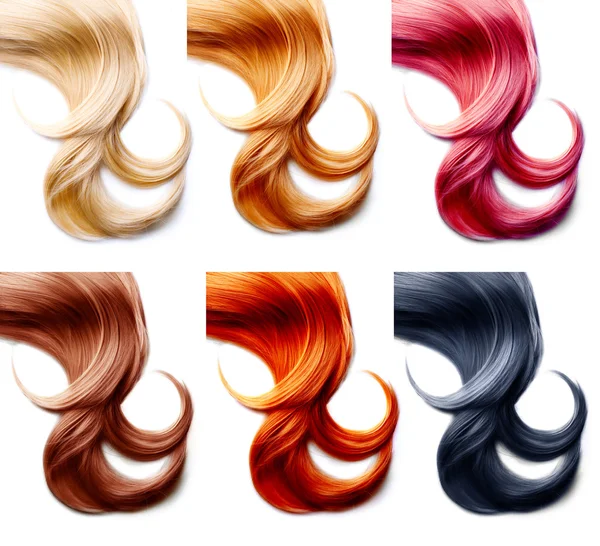Palety włos zestaw — Zdjęcie stockowe