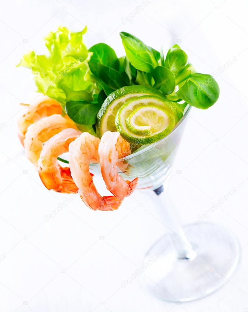 Shrimp or Prawn Cocktail.