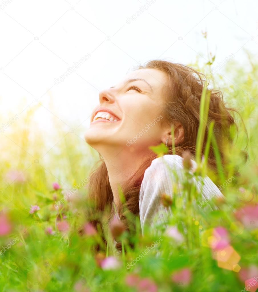 Woman Outdoors Enjoying Nature