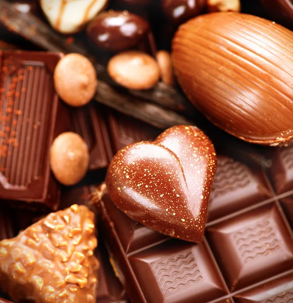 Πραλίνα σοκολάτας γλυκά — Φωτογραφία Αρχείου