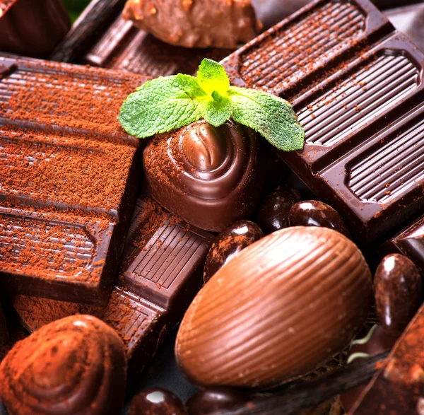 Dolci al cioccolato pralina — Foto Stock