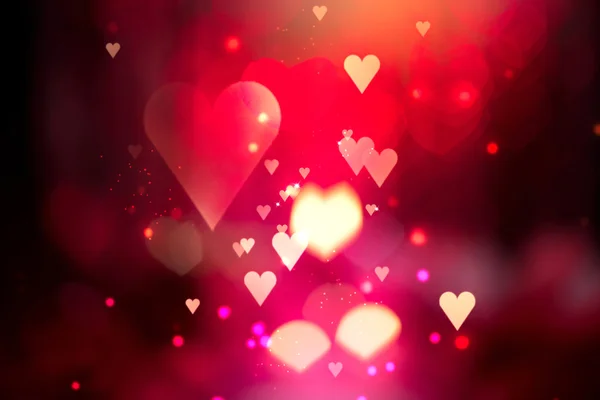 Valentine καρδιές αφηρημένα φόντο. — Φωτογραφία Αρχείου