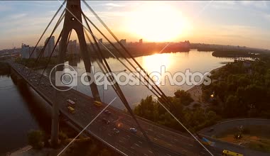 Moskova köprü Dinyeper Nehri üzerinde