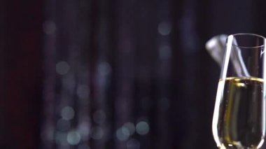 Kızartma şampanya Slo-mo.