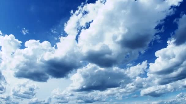 Lucht met regenwolken. — Stockvideo