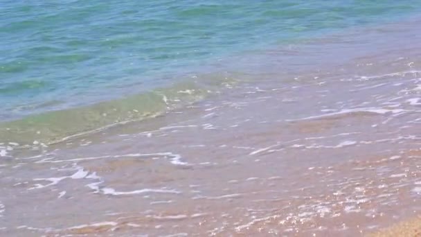 Mar Mediterráneo Olas — Vídeo de stock