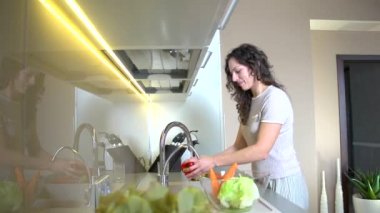 Mutfak pişirme üzerinde çift