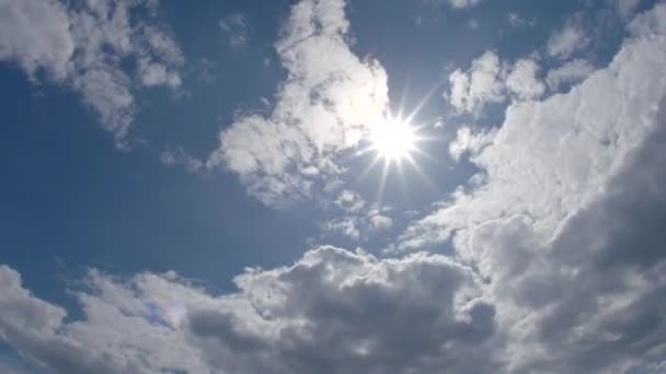 Cielo con nubes de lluvia. Cronograma — Vídeos de Stock