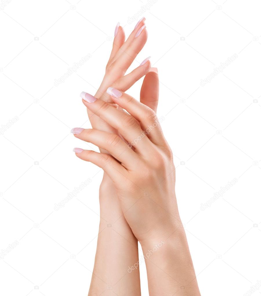 Beautiful female hands.