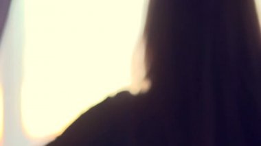 Kahve içme güzellik kız