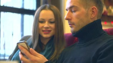 Birkaç arkadaş ile smartphone