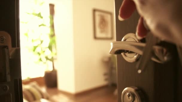 Woman S Hand Open Door Stock Video C Subbotina 86213402