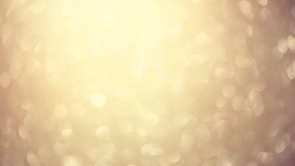 Christmas golden  glowing background — Stock Video