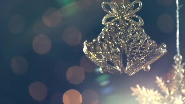 Natale e decorazione di nuovo anno — Video Stock
