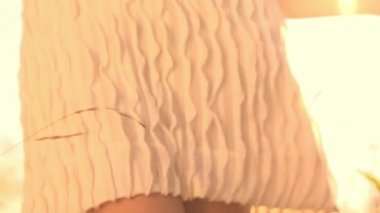 Açık eğleniyor yaz kız