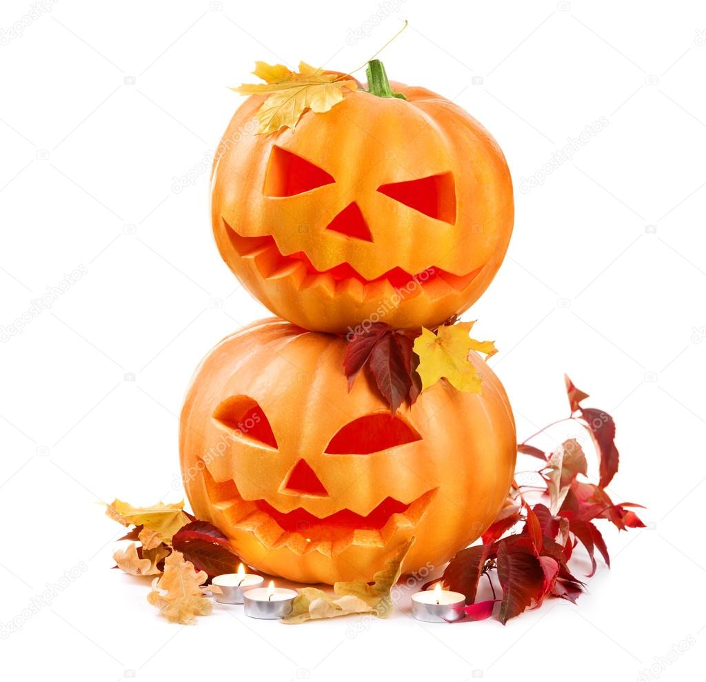 ハロウィンカボチャの頭ジャックランタン ストック写真 C Subbotina