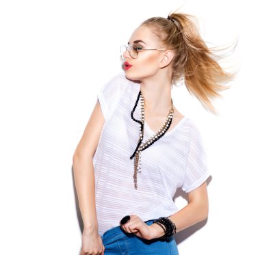 İzole modeli kız
