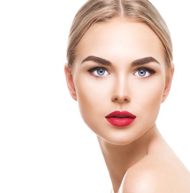 Güzel sarışın model kız