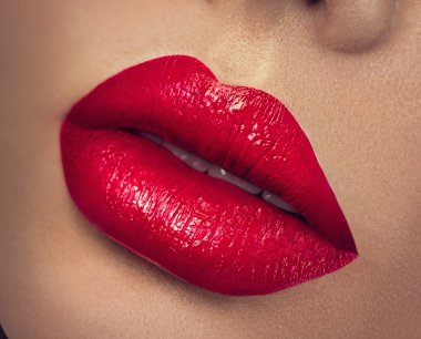 sexy rode lippen close-upseksi kırmızı dudaklar portre