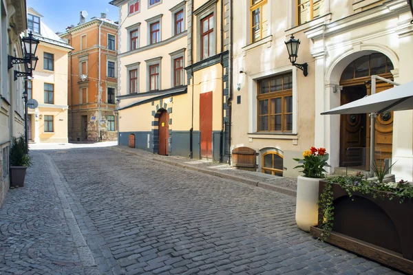 Street without people early in the morning. — Stock Photo, Image