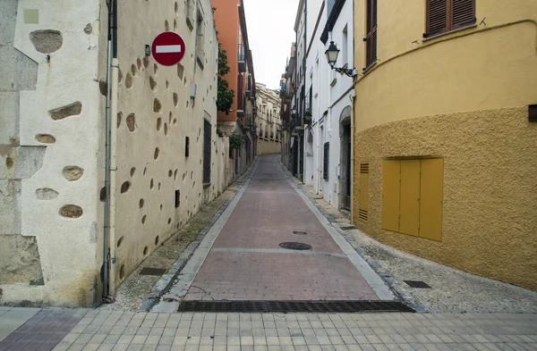 Calle de la ciudad desierta . — Foto de Stock