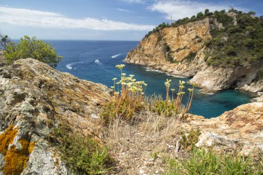 Deniz lagün yukarıda