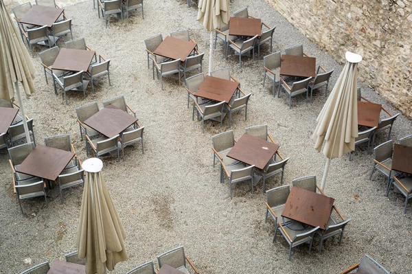 Cafe in Girona. Spain — Stock Photo, Image