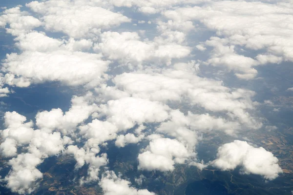 하늘과 구름 위의 지구 하늘. — 스톡 사진
