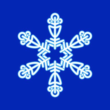 Kar tanesi. Noel desen.