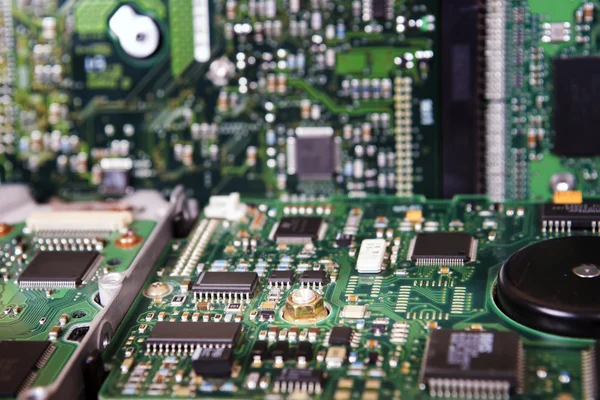 Integrated Circuit Board of a Hard Disk — Stock Photo, Image