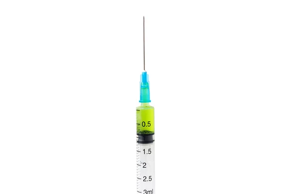 Stříkačku s očkovací látkou - skladem obrázek — Stock fotografie