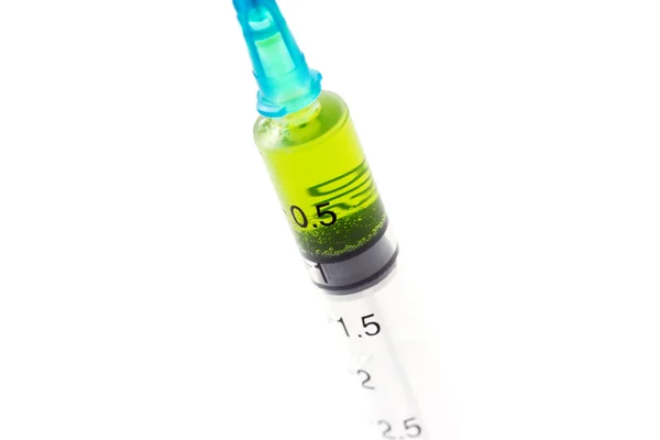 Stříkačku s očkovací látkou - skladem obrázek — Stock fotografie
