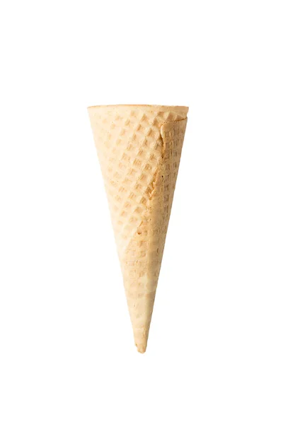 Empty Ice Cream Wafer Cone - Stock Image — Stock Photo, Image