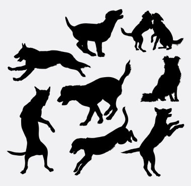 Köpek hayvan hayvan silueti 18