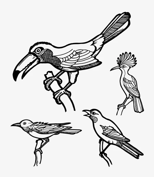 Croquis d'oiseau 2 — Image vectorielle