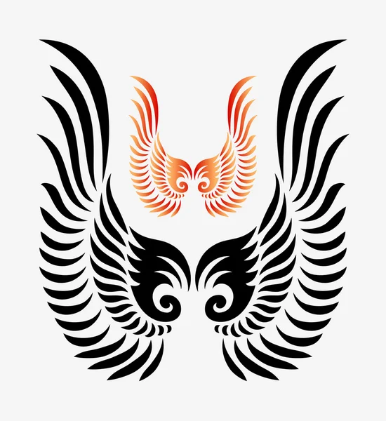 Символ Крылья 2 — стоковый вектор