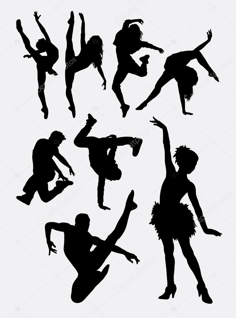 Silhouette Flexible Male Dancer Posing Balancing Stock Photo 348398267 |  Shutterstock