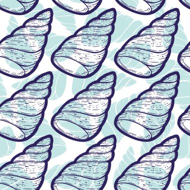 Düz yüzey desenli, düz ve düz renklerde deniz kabukları. Güzel kabuk desenleri yaz ve herhangi bir plaj teması için mükemmel..