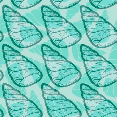 Düz yüzey desenli, düz ve düz renklerde deniz kabukları. Güzel kabuk desenleri yaz ve herhangi bir plaj teması için mükemmel..