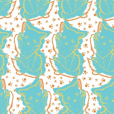 Bir patisini kaldırmış tüylü bir kedinin hoş bir çizimi. Böyle son bir patronla yüzleşmek ister misin? Sevimli, pürüzsüz bir yüzey dizaynı..