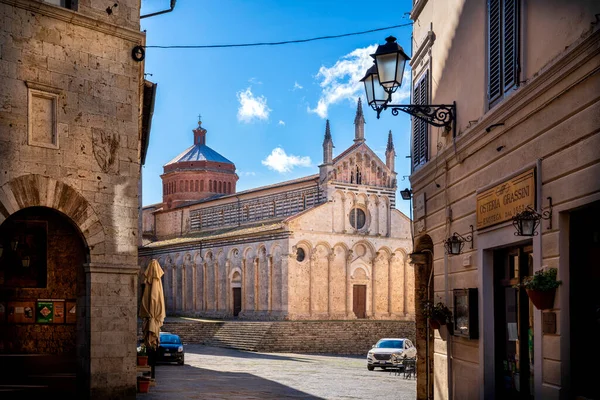 Massa Marittima Cathedral Cattedrale San Cerbone Provincia Grosseto Toscana Meridional — Foto de Stock