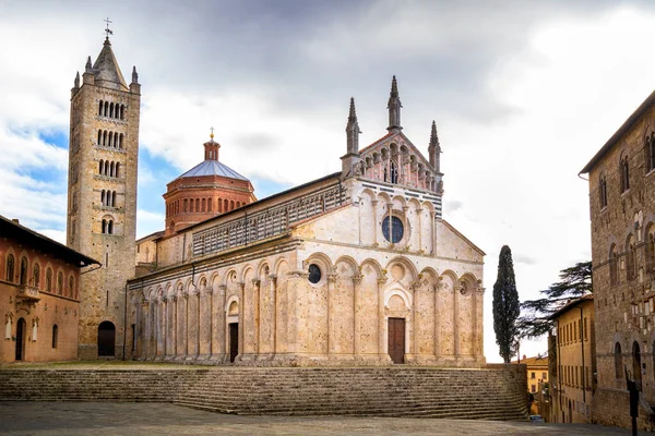 Katedra Massa Marittima Cattedrale San Cerbone Prowincja Grosseto Południowa Toskania — Zdjęcie stockowe