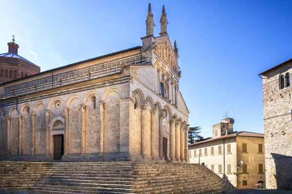 Katedra Massa Marittima Cattedrale San Cerbone Prowincja Grosseto Południowa Toskania — Zdjęcie stockowe