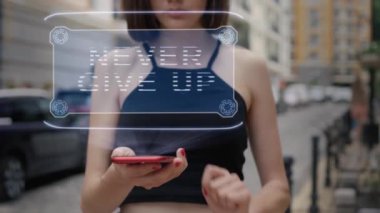 Genç yetişkinler hologramı etkiler. Asla pes etme.