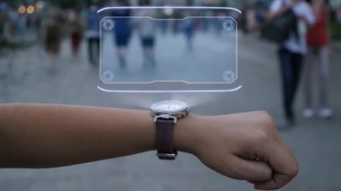 Hologram Denetimli Kadın El
