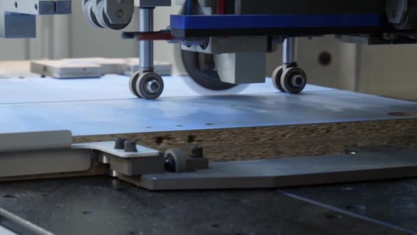 Mesin Otomatis Sawmill — Stok Video