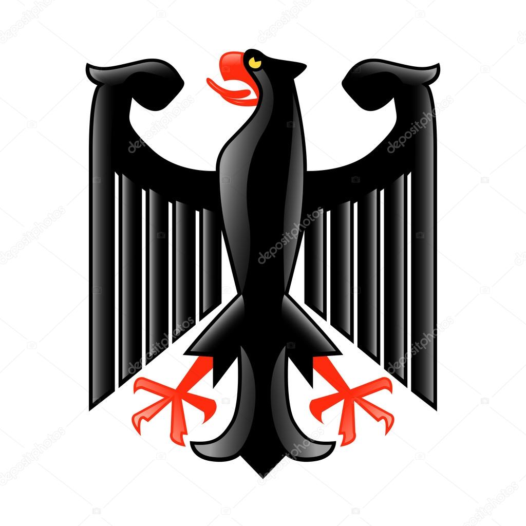 Coat of arms Germany isolated on white vector